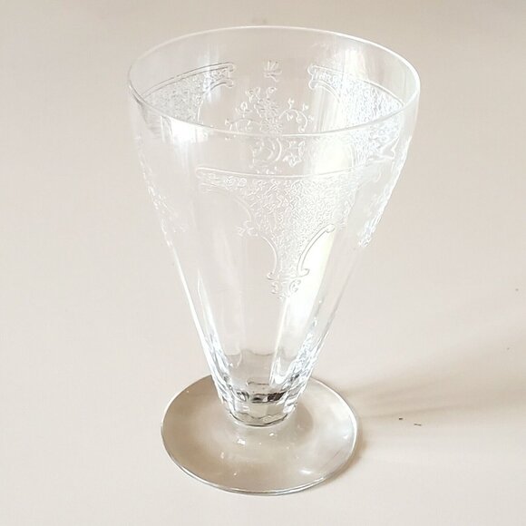 Fostoria Melrose Crystal Footed Juice Glass 4" fine glassware dessert cocktail - Picture 4 of 9